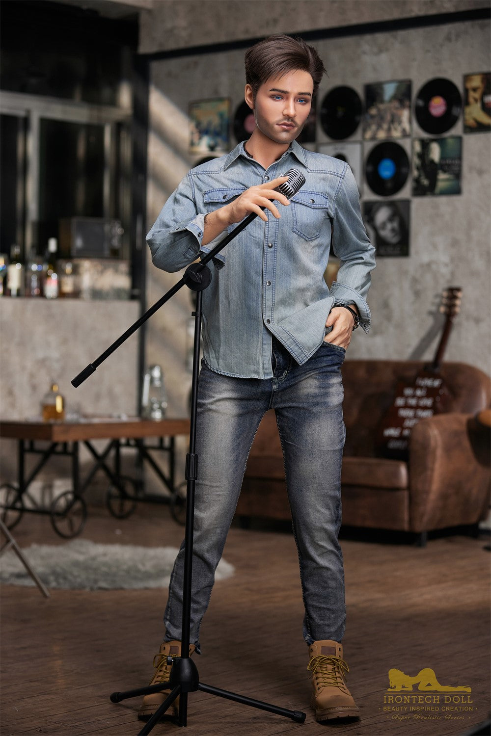 Męska lalka seksu Steve'a (Irontech Doll 170 cm M4 Silikon)