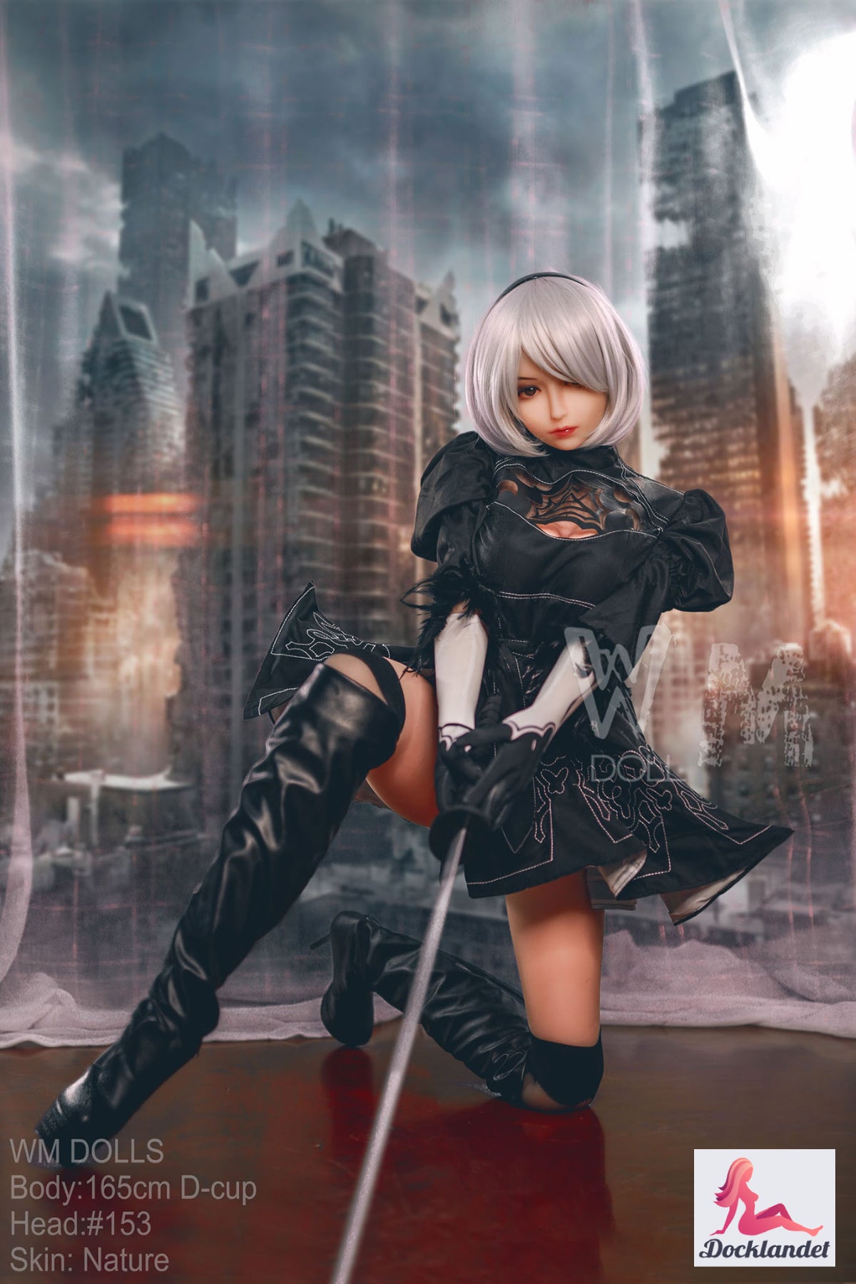 Yorha 2b Sex doll (WM-Doll 165cm D-cup #153 TPE)