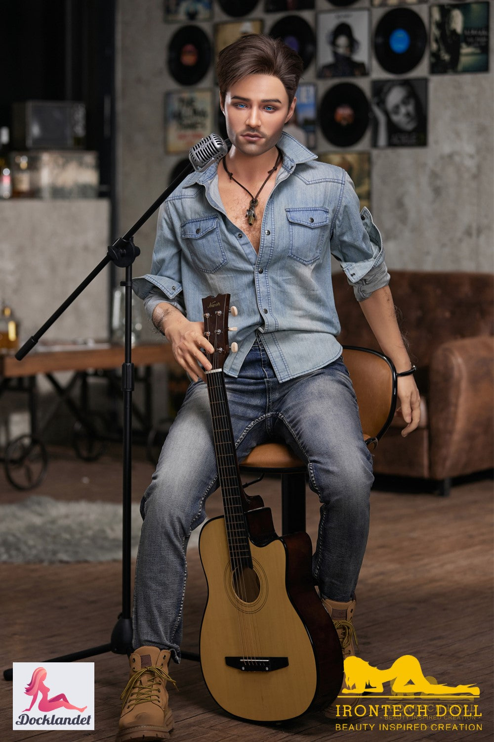 Męska lalka seksu Steve'a (Irontech Doll 170 cm M4 Silikon)