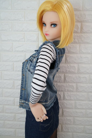 Lazuli Android 18 Sex Doll (Irokebijin 140 cm e-cup TPE/silikon)