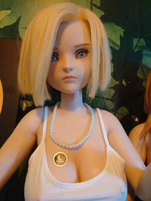 Lazuli Android 18 Sex Doll (Irokebijin 140 cm e-cup TPE/silikon)